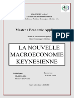 La Nouvelle Macroeconomie Keynesienne