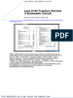 Case Maxxum 5140 Tractors Service Manual and Schematic Circuit