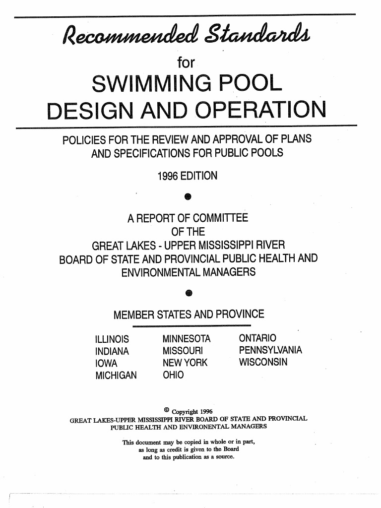 Swimming Pool Design [PDF Library]