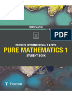 IAL Pure Maths 1 Student Book