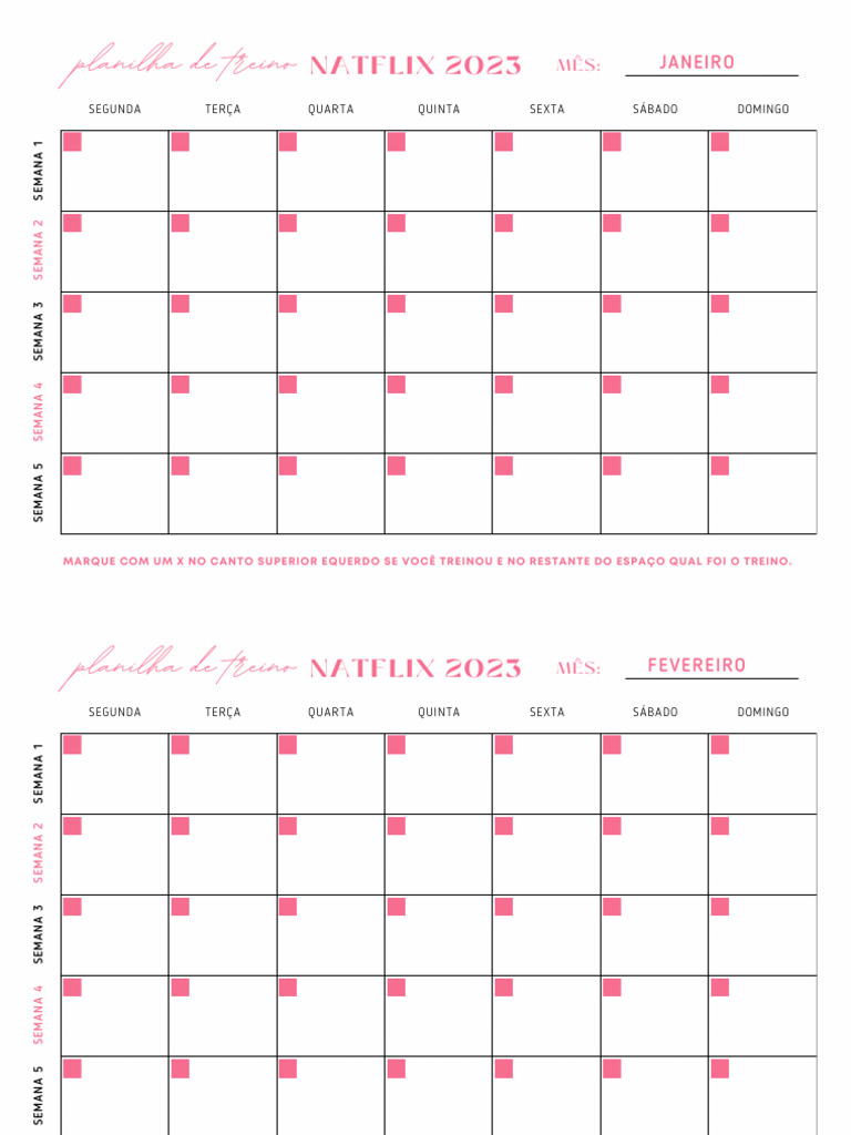 Planilha de Treino NATFLIX PDF