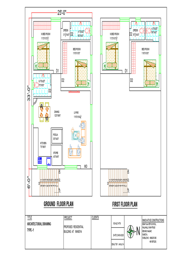 Proposed Residential Building Plans | PDF