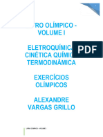 Livro Olímpico Volume I Eletroquímica Cinética Termodinâmica Exercícios
