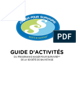 Guide D'activites Nager Pour Survivre 4e Edition - 0