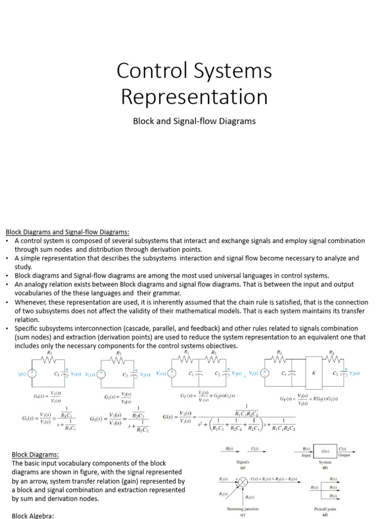 Block and SignalFlow Diagrams ( ( ( (4) ) ) ) PDF Applied