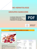 Immuno Hematologie DR FLAVIER2018 M2