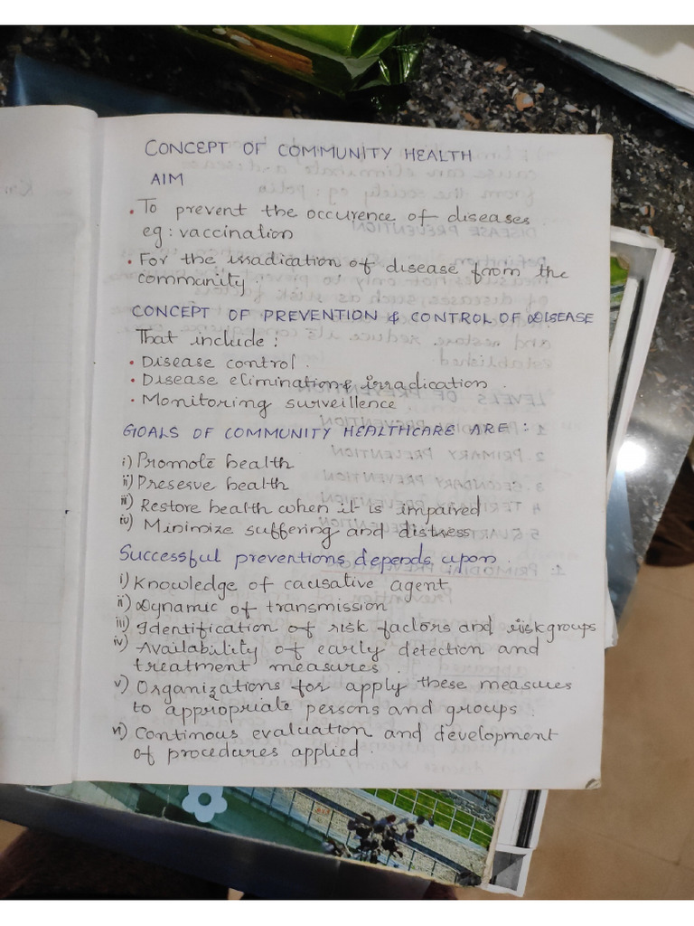 Community Health Notes | PDF