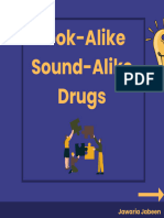 Look-Alike-Sound-Alike (LASA) Drugs