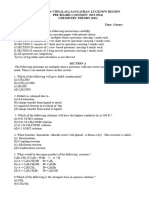 CLASS XII PRE BOARD Chemistry QP 2023-24