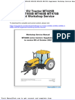 Challenger Eu Tractor Mt425b Mt445b Mt455b Mt465b Mt475b Supplement Workshop Service Manual