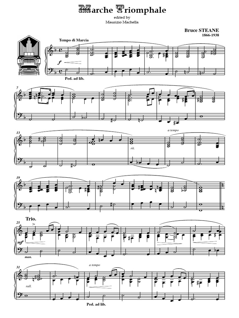 Steane B. Marche - Triomphale - Fs | PDF