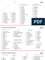 Alimentação 2 - Lista Compras