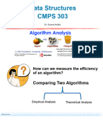 03-303 F22 Algorithm Analysis