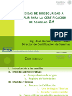 Medidas de Bioseguridad para La Certificación de Semillas