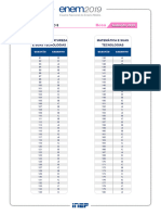 Enem2019 2dia Gabarito Rosa