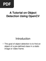 A Tutorial On Object Detection Using Opencv