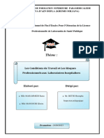 Les Condition de Travail