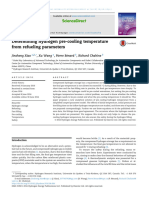 Determining Hydrogen Pre-Cooling Temperature From Fueling Parameters