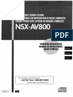 Manual Usuario NSX-AV800