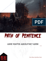 Path of Penitence - QuickStart Guide - Game Master v1.1