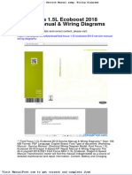 Ford Focus 1 5l Ecoboost 2018 Service Manual Wiring Diagrams