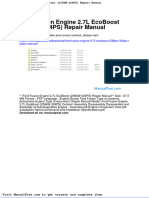 Ford Fusion Engine 2 7l Ecoboost 238kw 324ps Repair Manual
