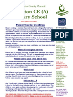 Appleton School Newsletter - 20th October 2011
