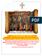 Duminica A 28-A După Rusalii, 17.12.2023 (A Sfinţilor Strămoși După Trup Ai Domnului), Utrenia Fără Canoane
