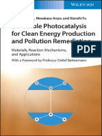 Masakazu Anpo Xianzhi Fu Xinchen Wang - UV-Visible Photocatalysis For Clean Energy Production and Pollution Remediation - Materials Reaction Mechanisms and Applications-Wiley-VCH 2023