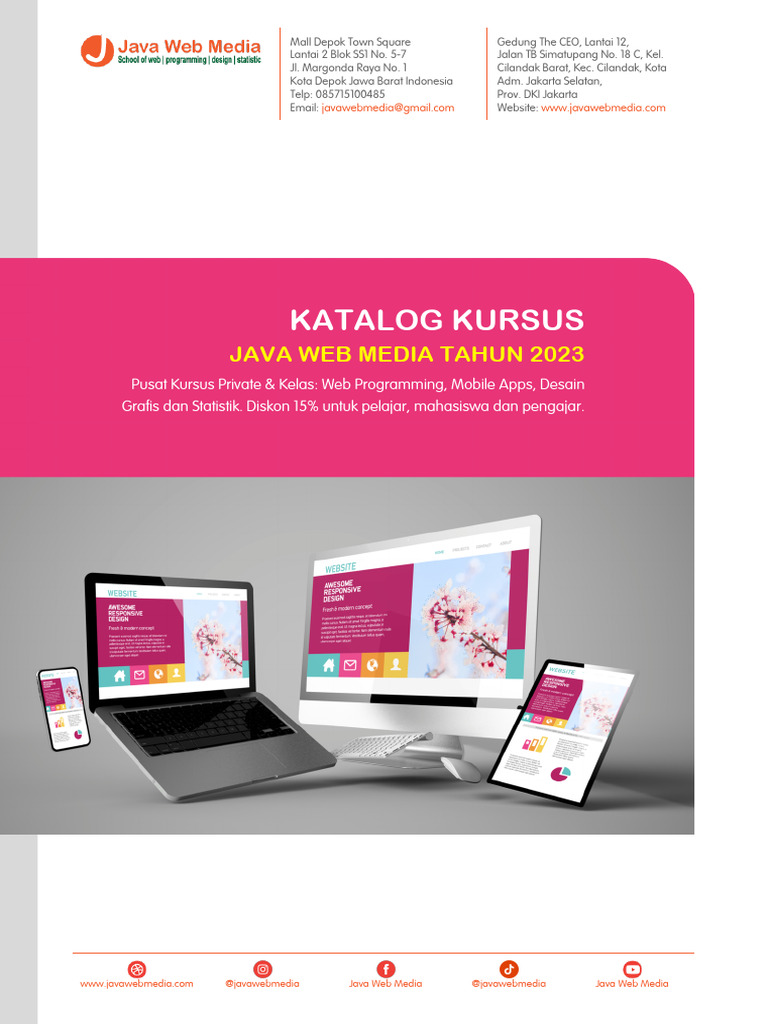 Daftar harga kursus java web media pdf