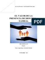 La Presencia de Dios en La Familia