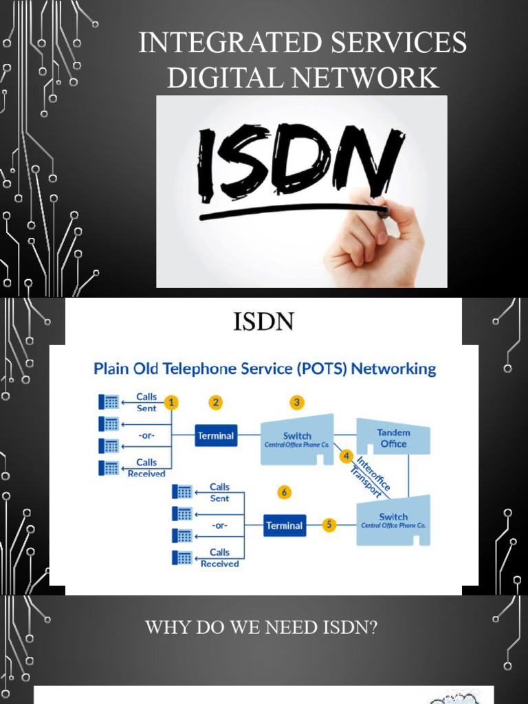 ISDN: Digital Voice and Data Transmission | PDF | Computer Network ...