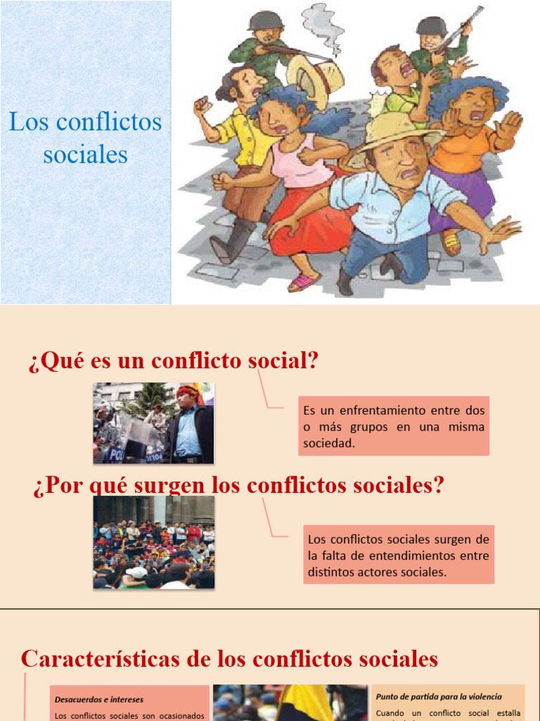 Los Conflictos Sociales | PDF