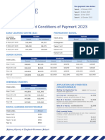 2023 Fee Schedule and Conditions of Payment