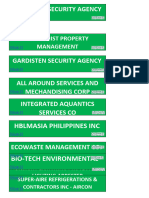 Gardisten Security Agency: Greenmist Property Management