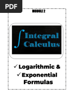 Integral Calculs Module2 Logarithmic Exponential A