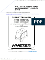 Hyster Forklift Class 1 Electric Motor Rider Trucks k160 j30xnt j40xnt Service Manuals