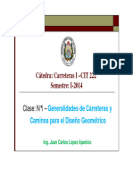 Clasif. Carreteras y Topografia Poligonales