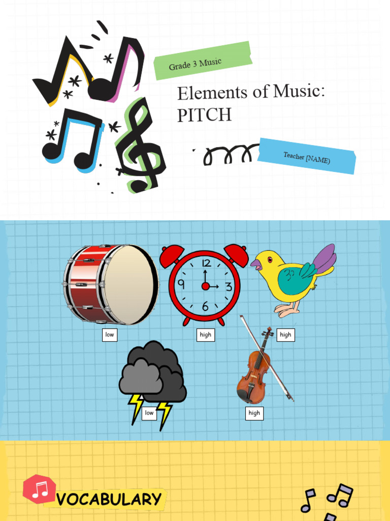 Grade 3 Pitch Names PDF