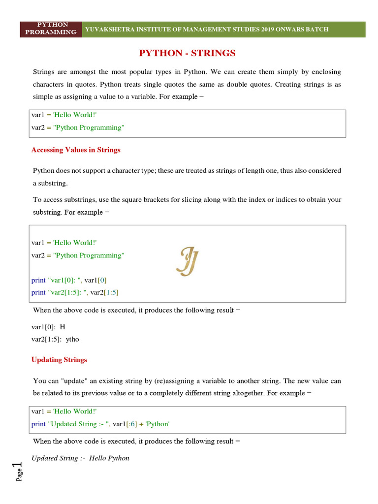 List Operations in Python | PDF | String (Computer Science) | Computer ...