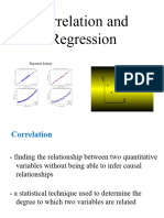 Linear Correlation and Regression