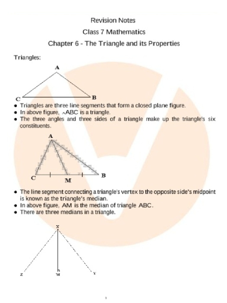 Traingle and Its Properties | PDF