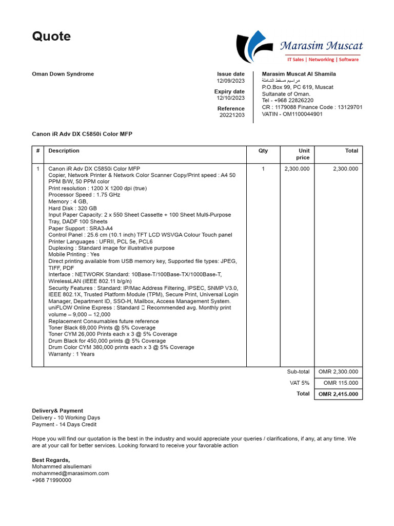 Canon c5850 | PDF