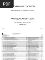 100 - Educação Pré-Escolar