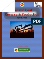 Bangladesh Gas & Coal Reserve & Production April 2023