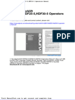 Hyundai Forklift Hdf20 5hdf25 5hdf30 5 Operators Manual
