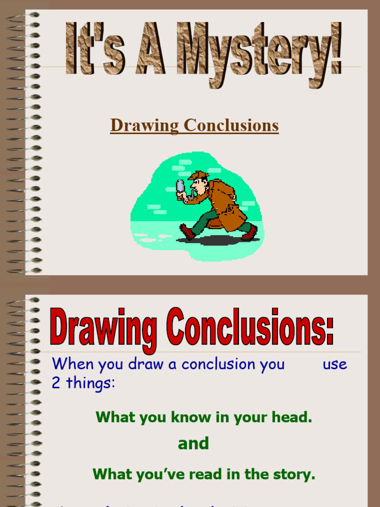 Drawing Conclusions for Kids | PDF
