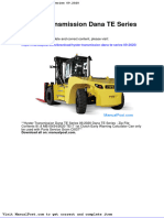 Hyster Transmission Dana Te Series 09 2020