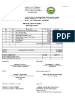 2024 - PROGRAM OF WORKS - Repair of Roofs and Ceilings