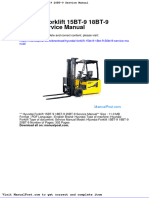 Hyundai Forklift 15bt 9 18bt 9 20bt 9 Service Manual